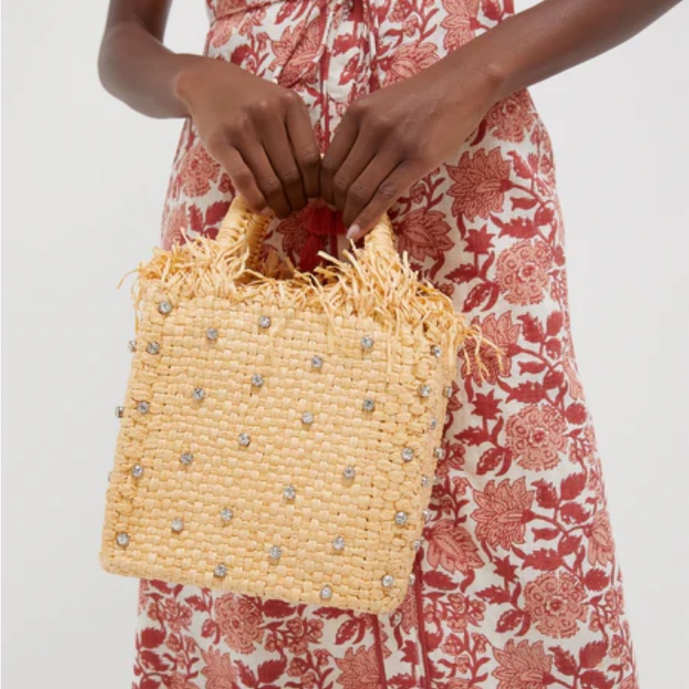 Pamela Munson Natural Check Mate Mini Tote - Tuckernuck